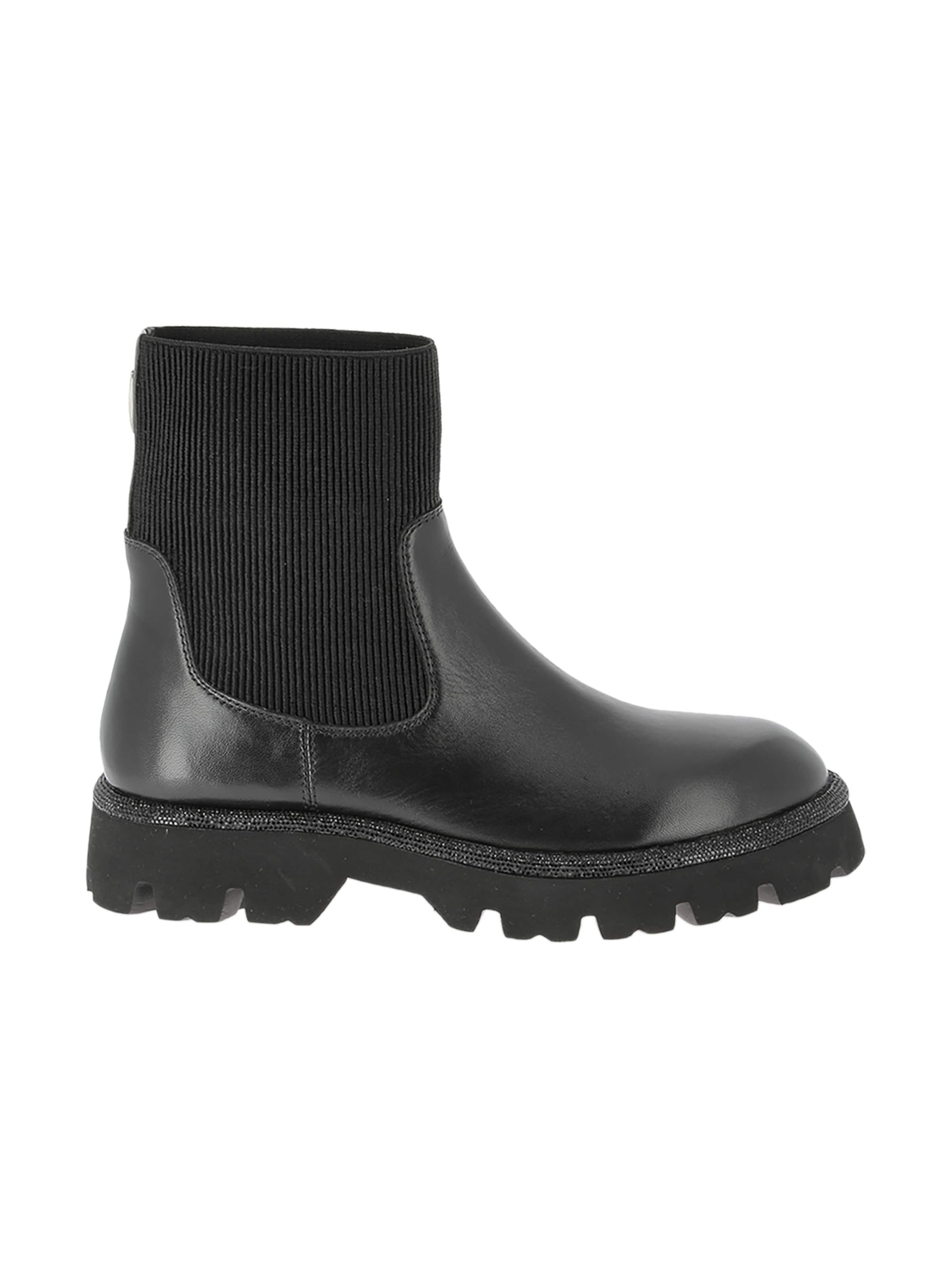 Bottines 'Lederstiefeletten Von M.Belarbi Zanna' Les Tropéziennes en noir
