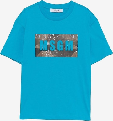 MSGM Shirt 'T-shirt celeste per bambino' in Blau: Vorderseite