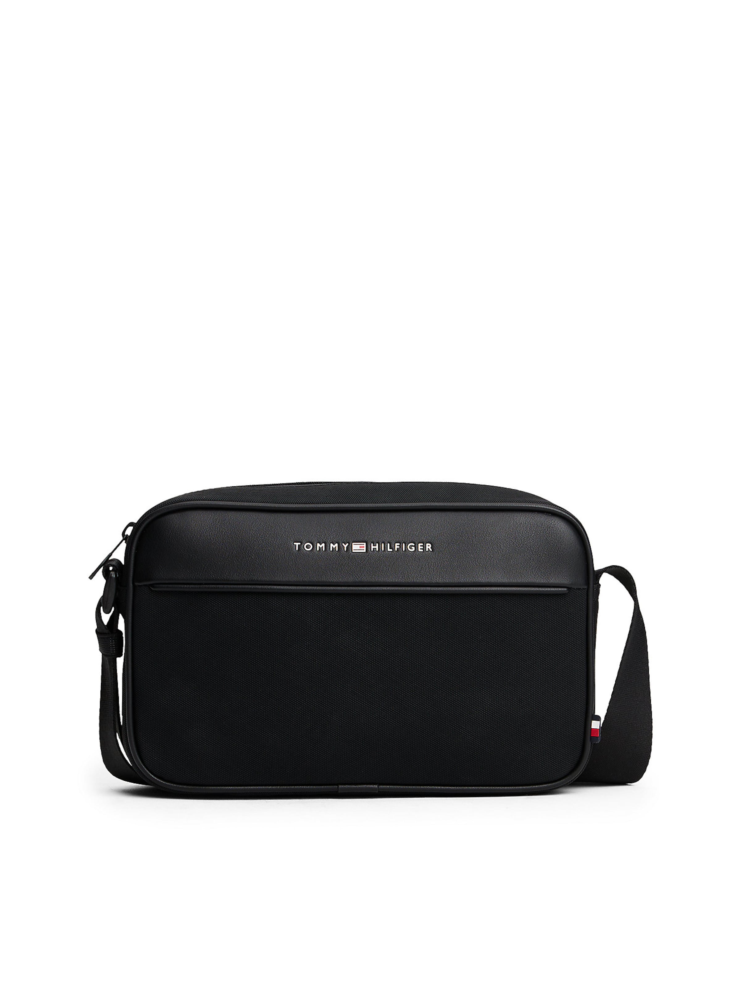 TOMMY HILFIGER Crossbody bag in Black: front