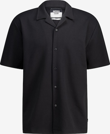 Coupe regular Chemise America Today en noir : devant