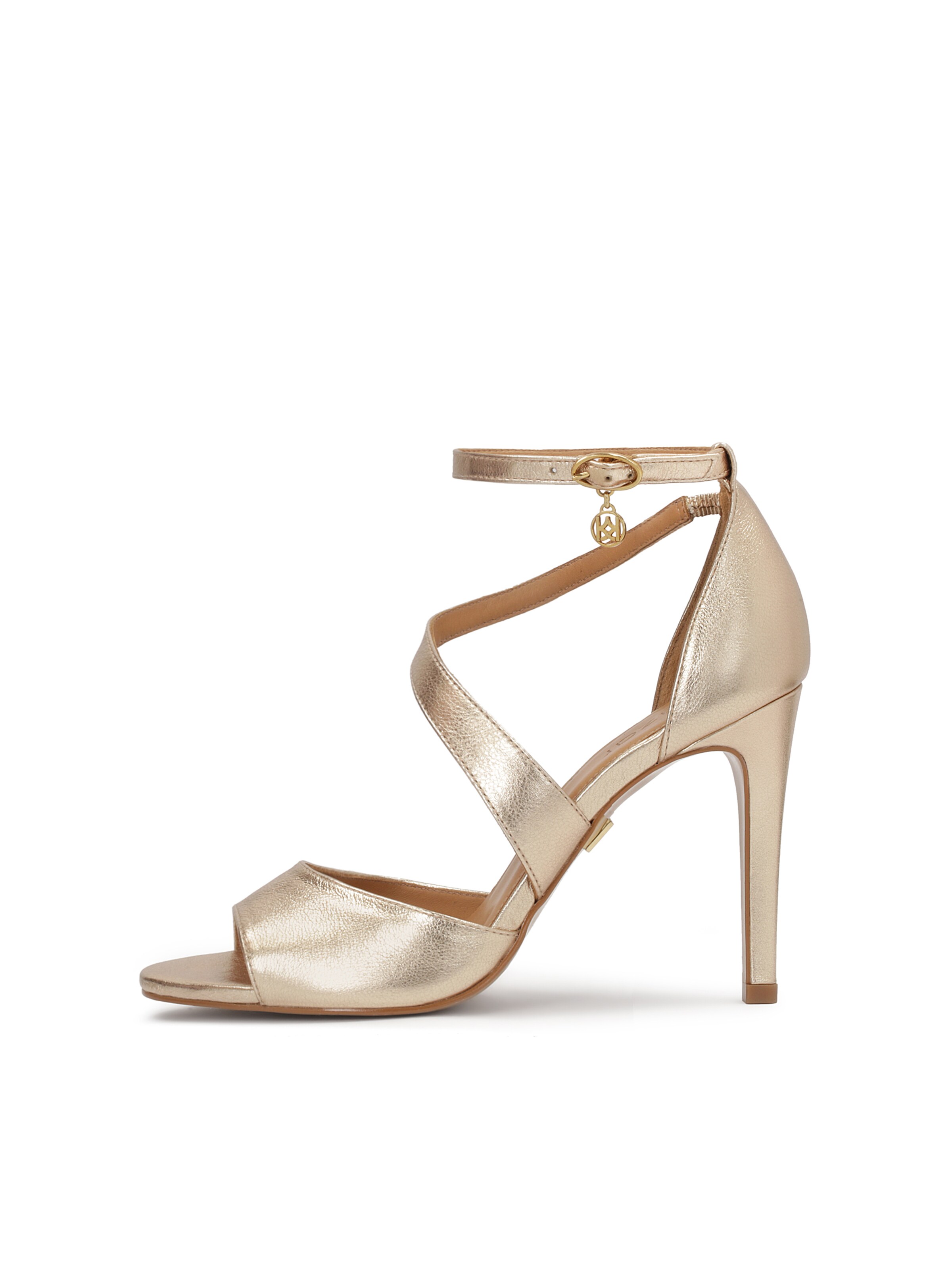 Kazar Γόβες σε χρυσό: μπροστά