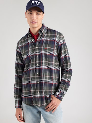 FYNCH-HATTON Regular Fit Hemd in Blau: Vorderseite