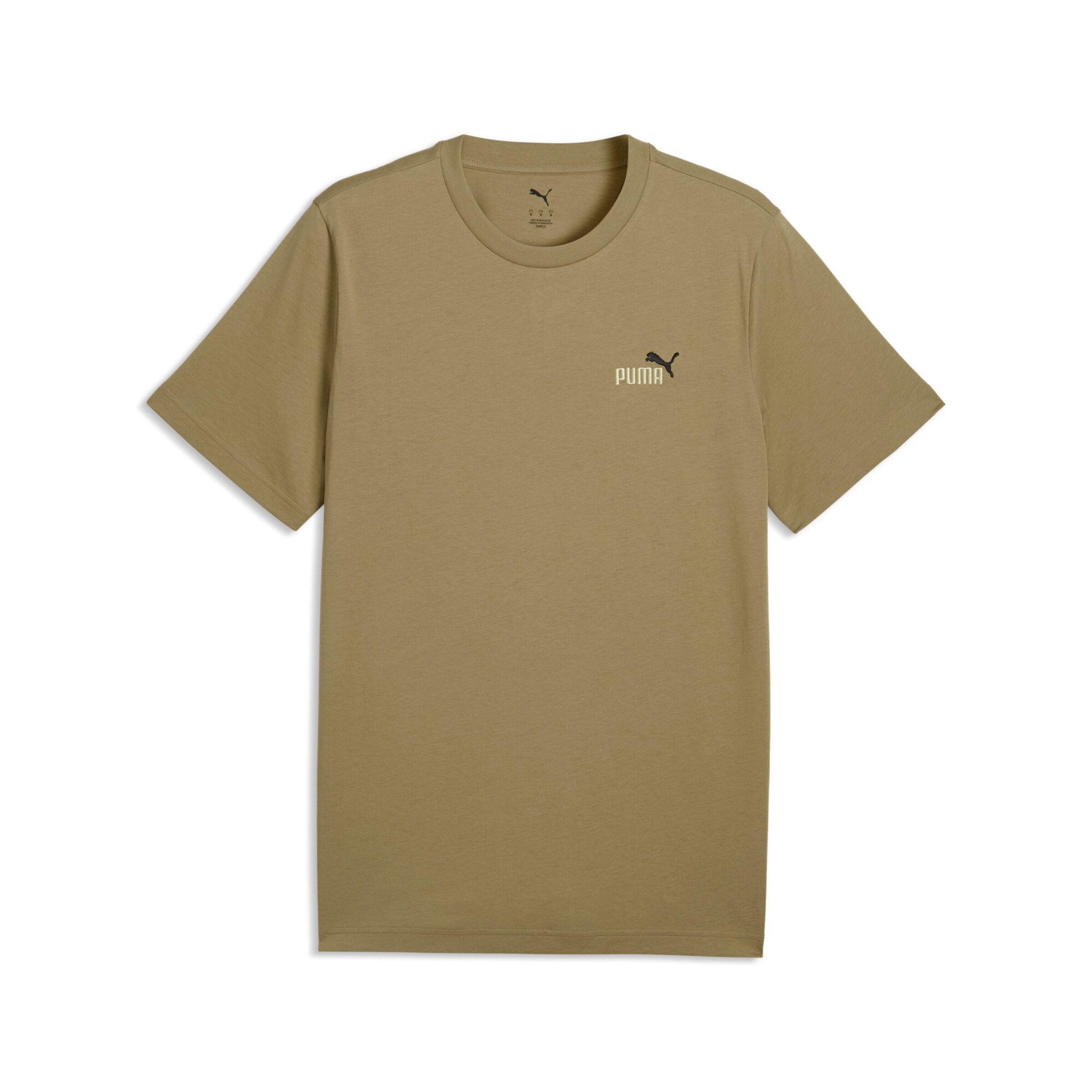 PUMA Shirt 'Essentials No. 1' in Green: front