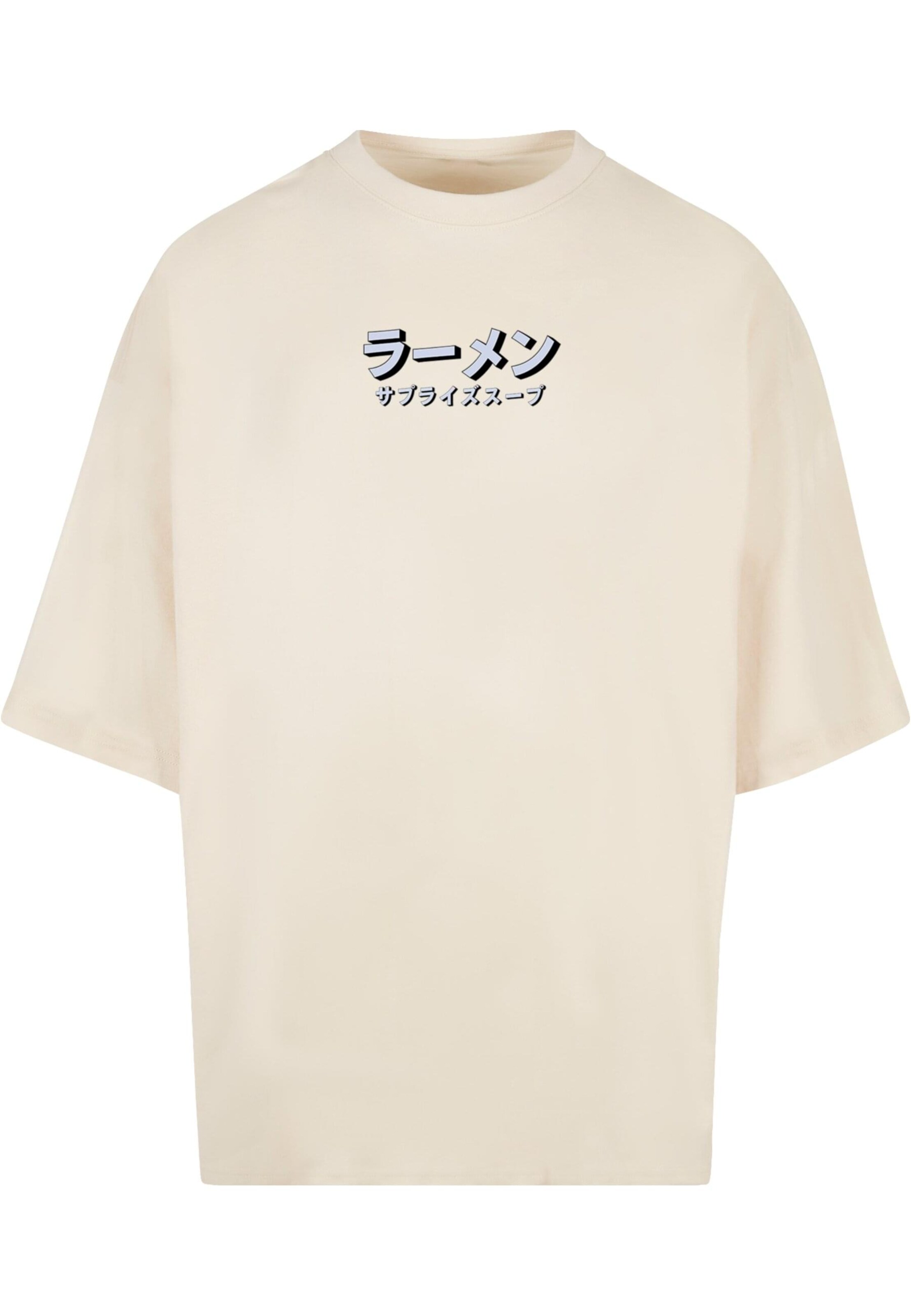 Merchcode Shirt ' Torc - Ramen Soup' in Beige: voorkant