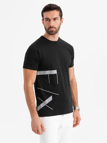 Ombre Shirt in Black