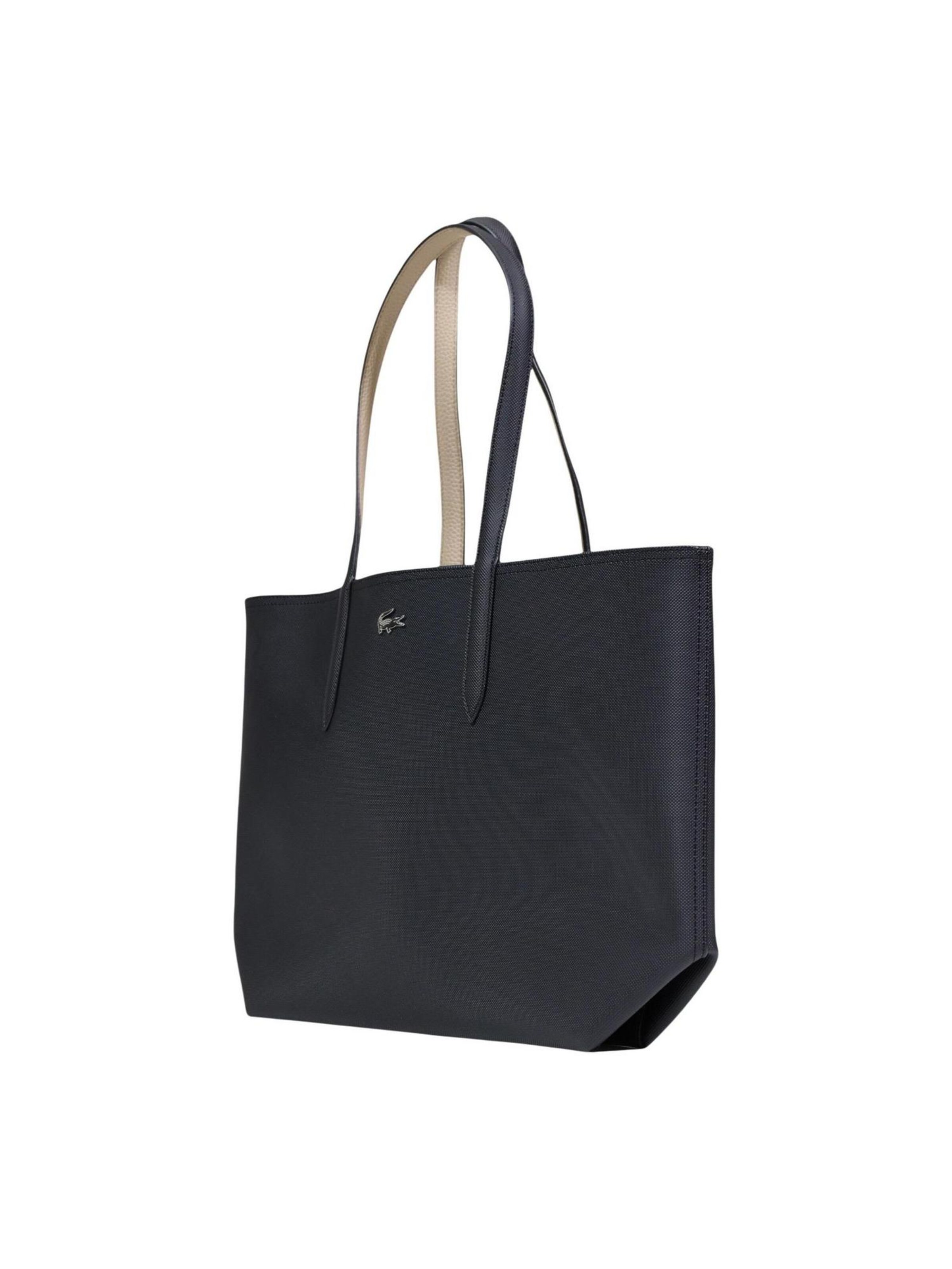 LACOSTE Schoudertas 'SHOPPING NF2142' in Zwart