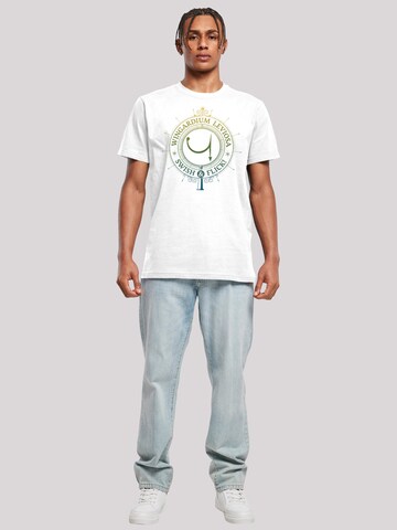 F4NT4STIC Shirt 'Harry Potter Wingardium Leviosa Spells Charms' in White