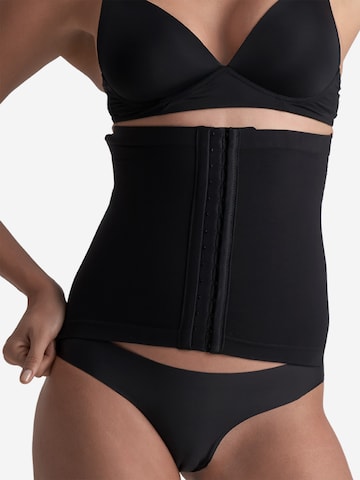 Bye Bra Korsetlijfje 'Soft Touch Seamless Waist Shaper' in Zwart: voorkant