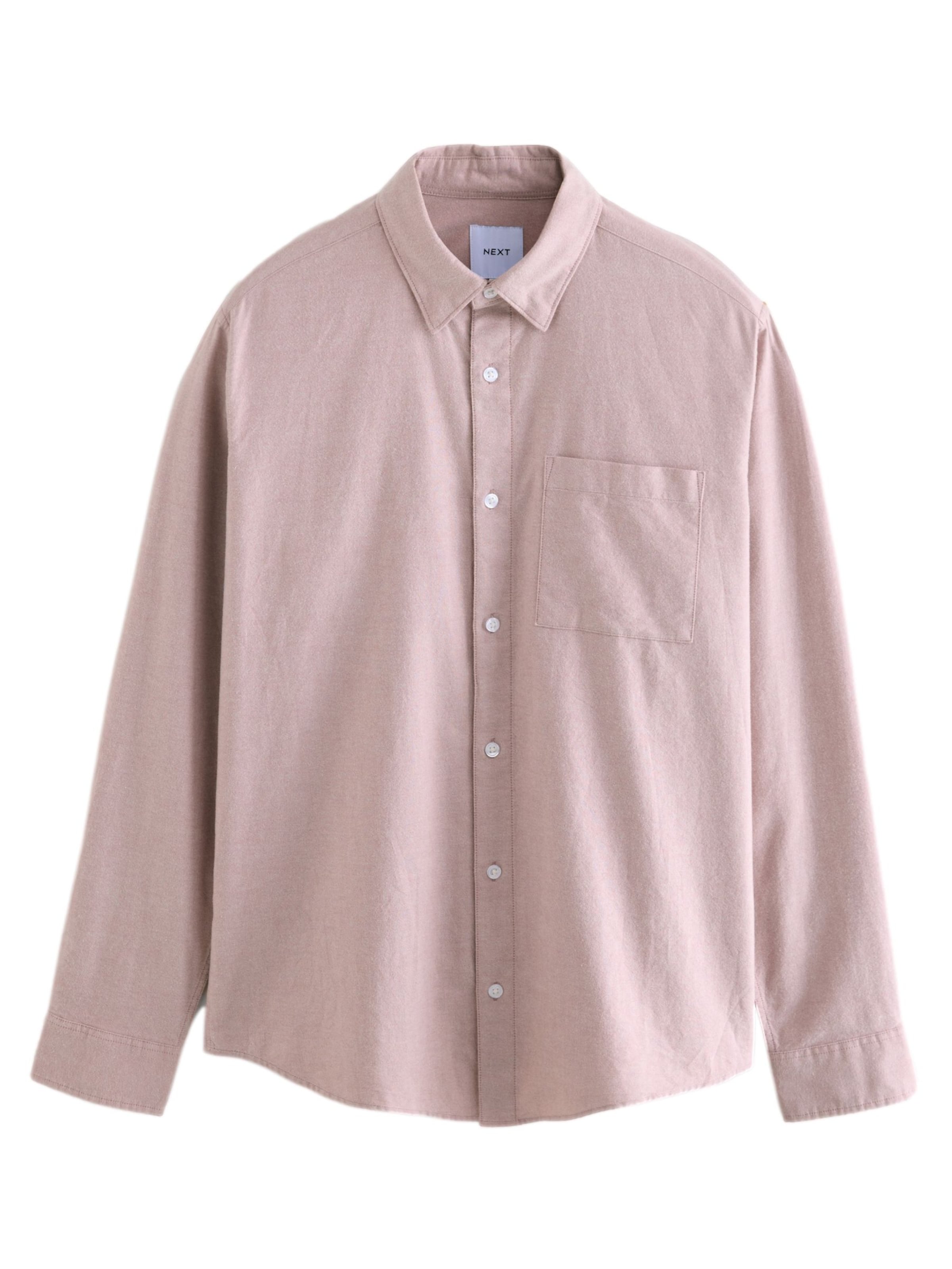 Next Regular fit Overhemd in Roze: voorkant