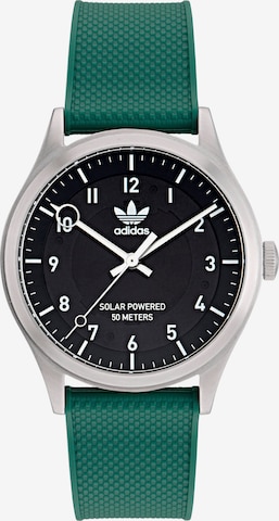 ADIDAS ORIGINALS Analog Watch in Green: front