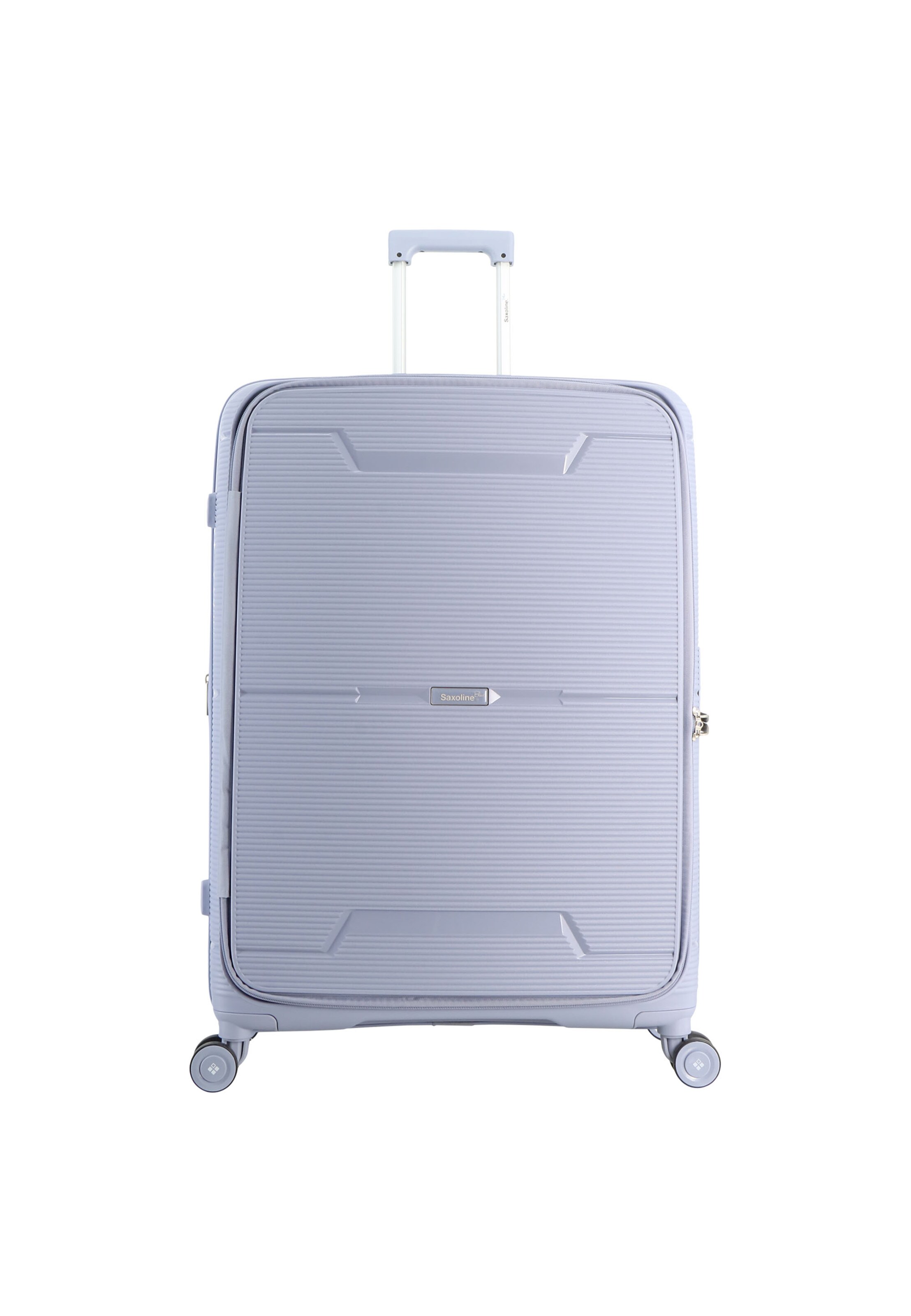 Saxoline Blue Suitcase 'Boho' in Purple: front