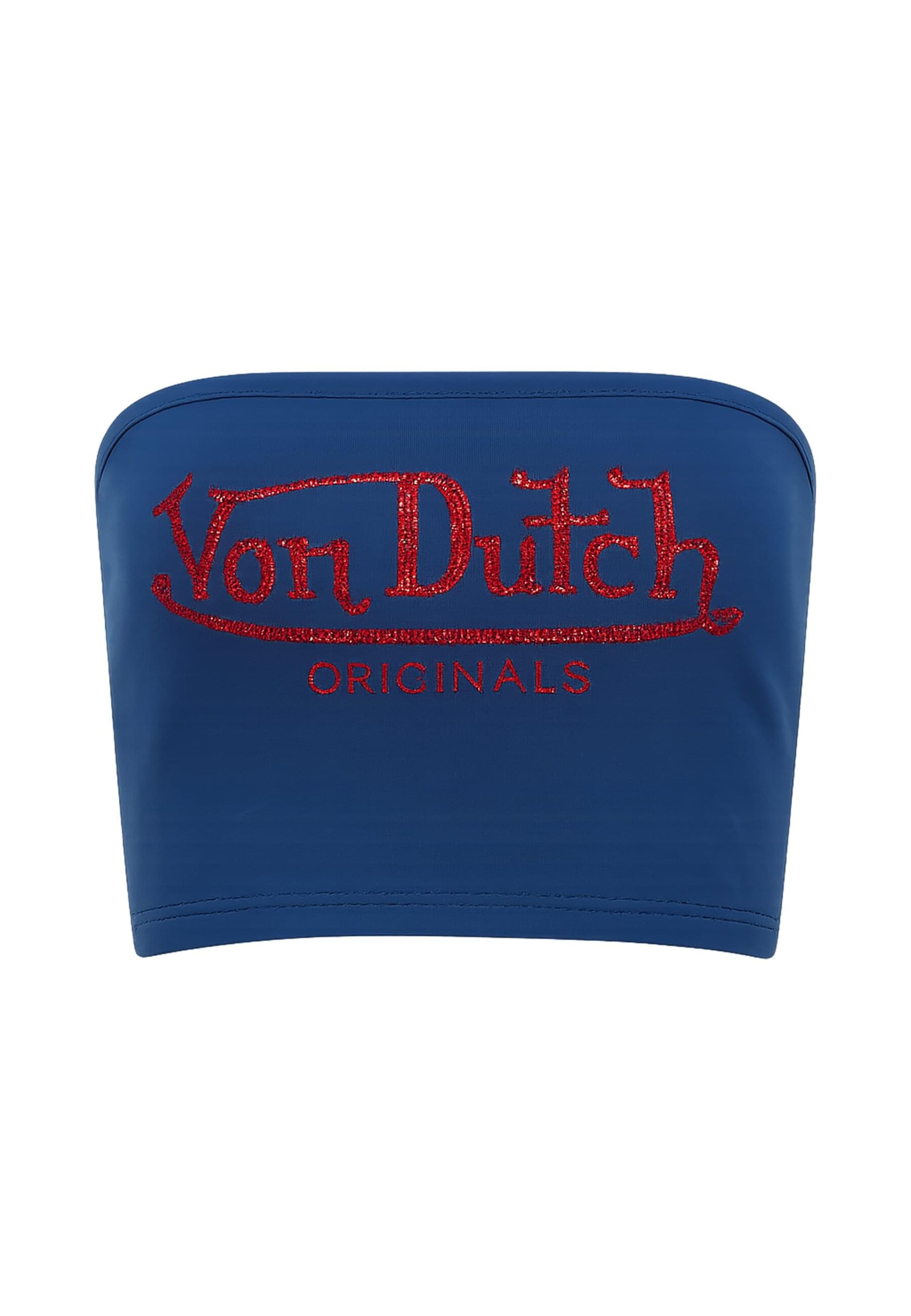 Von Dutch Originals - Top 'Sway' en azul: frente