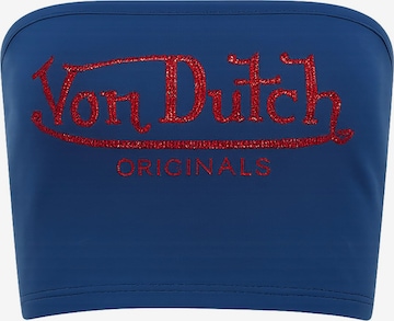 Von Dutch Originals Toppi 'Sway' värissä sininen: etupuoli