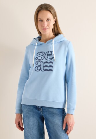 CECIL Sweatshirt in Blue: front