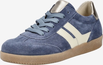 Baskets basses GABOR en bleu : devant