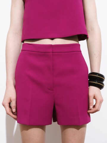 MANGO Regular Shorts 'LILO' in Pink: Vorderseite