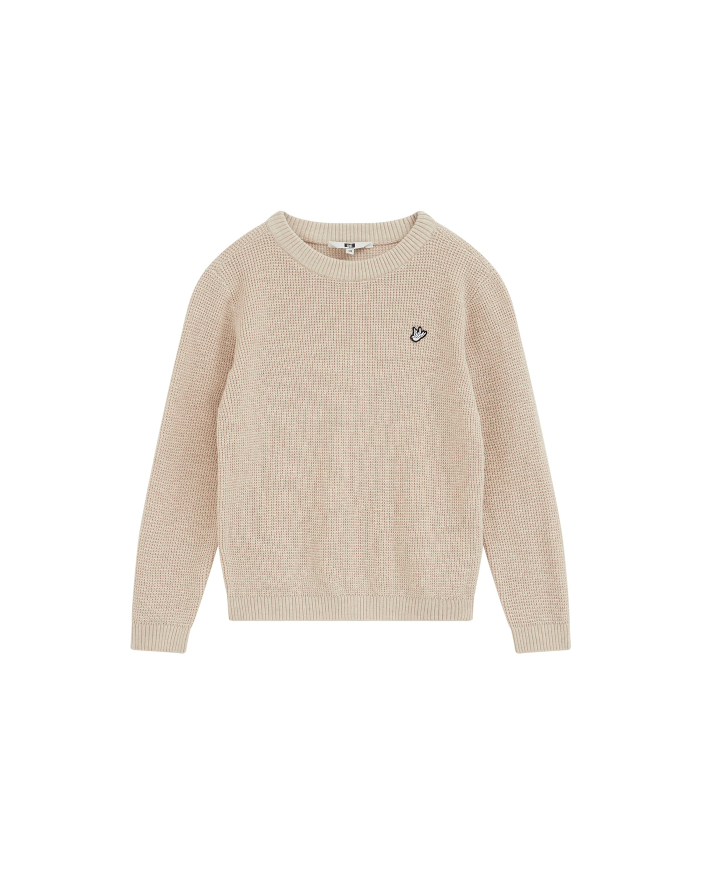 WE Fashion Sweater in Beige: front