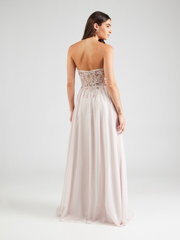 Unique Abendkleid in Beige