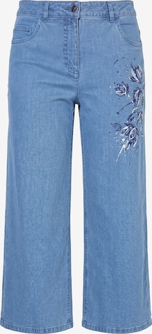 Angel of Style Wide Leg Jeans in Blau: Vorderseite