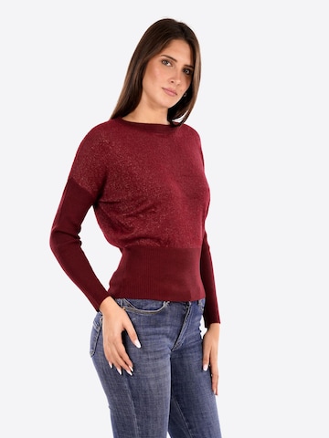 Pull-over 'Maglia' Yes Zee en rouge