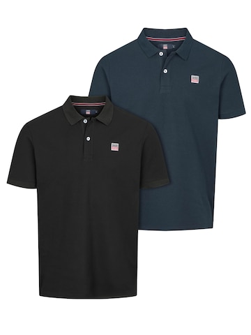 VINSON Polo ' Mike ' in Schwarz: Vorderseite