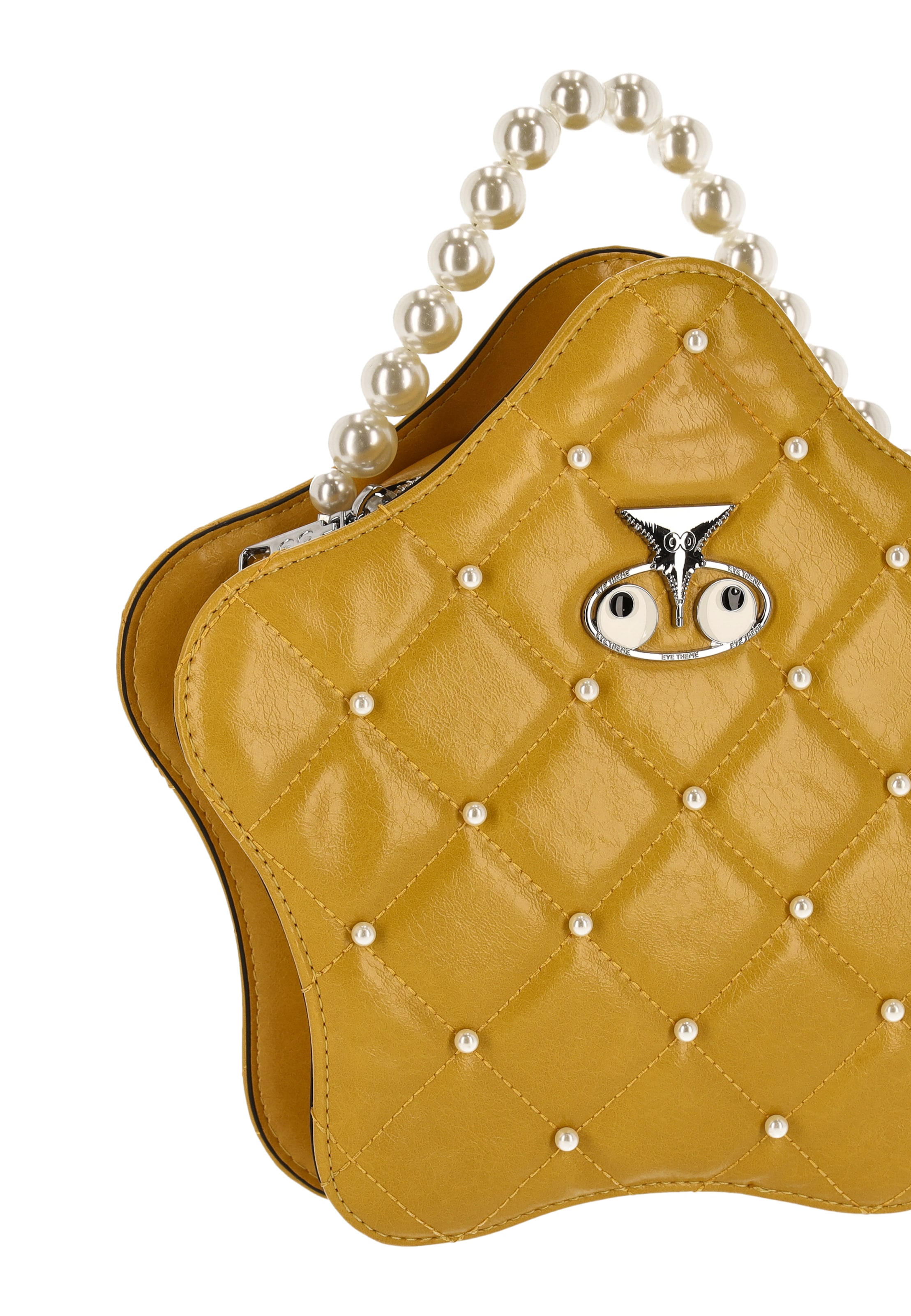 MYMO - Malas de tiracolo 'Eyetheme' em amarelo