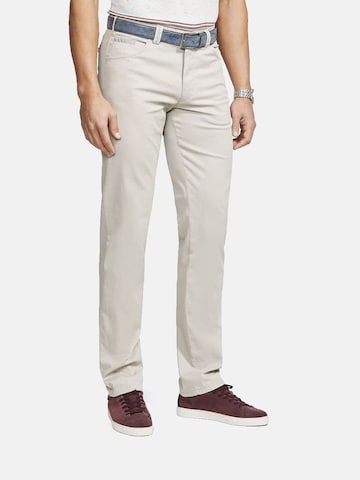MEYER Slim fit Chino Pants 'Dublin' in Beige: front