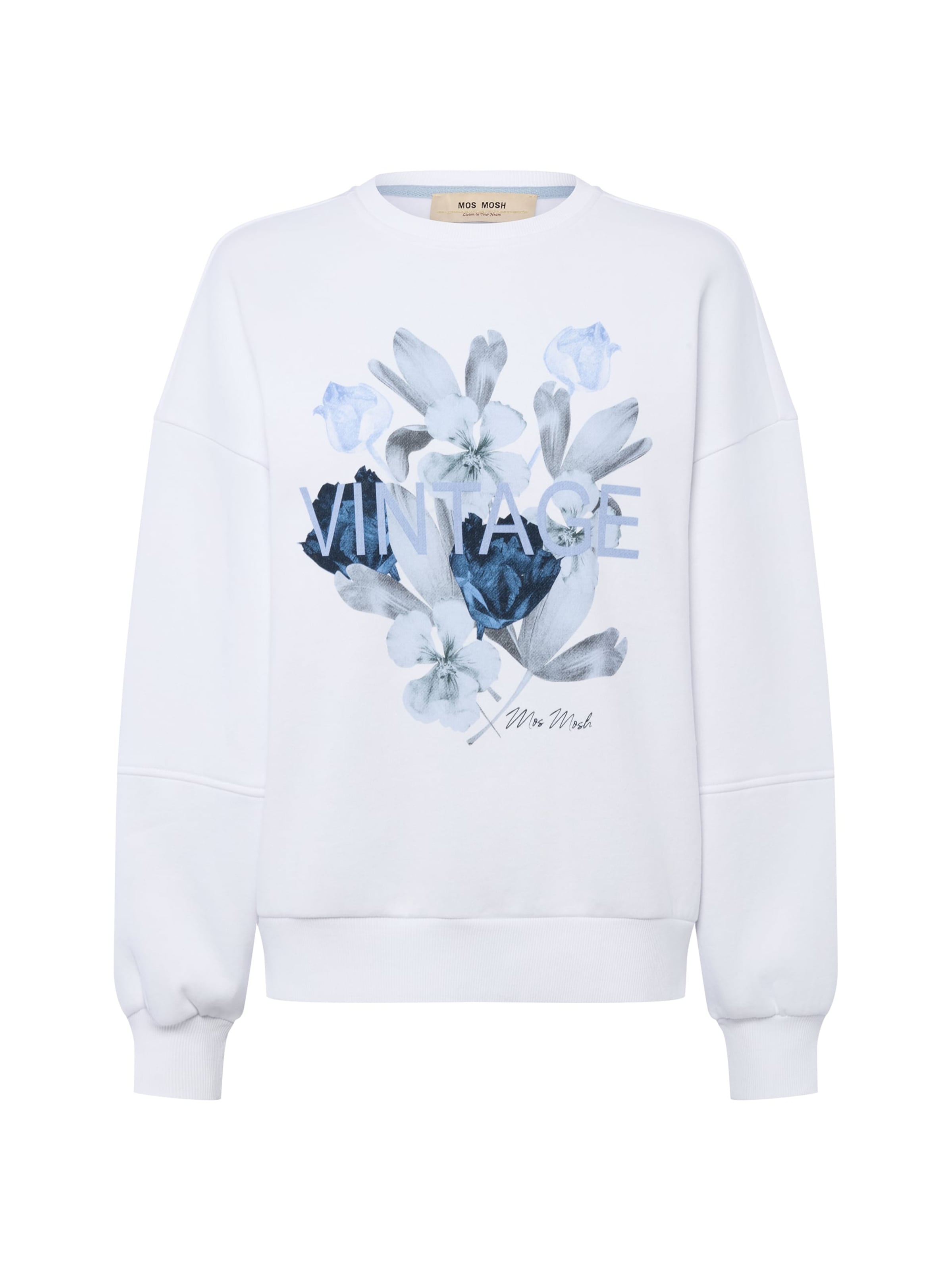 Sweat-shirt 'Nati' MOS MOSH en blanc : devant