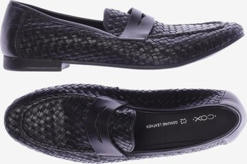 COX Flats & Loafers in 39 in Black: front