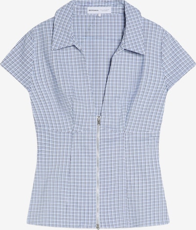 Bershka Bluza veličine XS u mornarsko plava / svijetloplava / crna, Pregled proizvoda