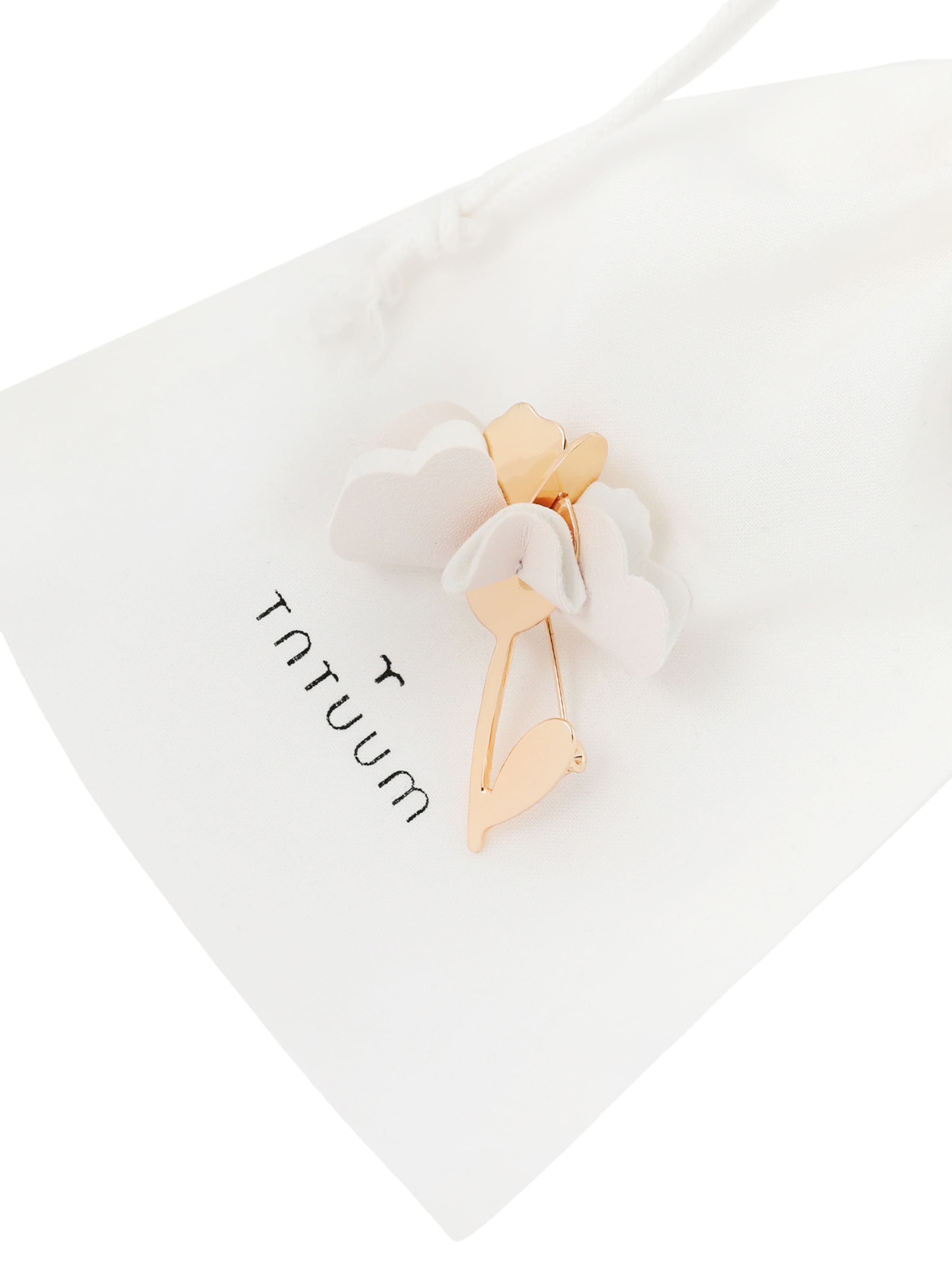 TATUUM - Broche 'IREKO' en blanco