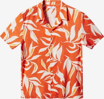 MANGO MAN Regular Fit Hemd 'Pau' in Orange: predná strana