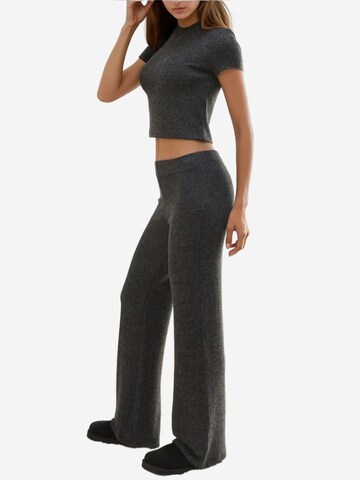 Wide Leg Pantalon Hiccup en gris