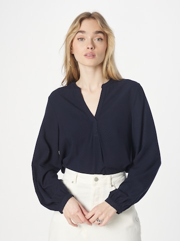 s.Oliver Blouse in Blauw: voorkant