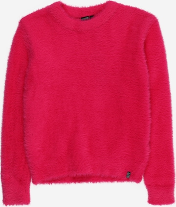 Cars Jeans Sweter 'OALA' w kolorze różowy: przód