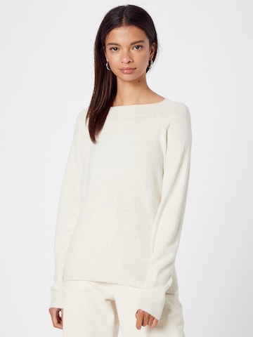 Pull-over 'Rica' ONLY en beige : devant