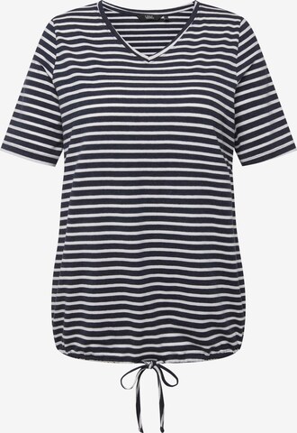 Ulla Popken Shirt in Blauw: voorkant