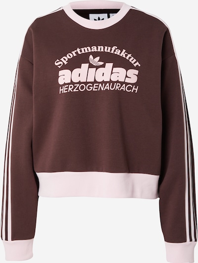 ADIDAS ORIGINALS Sweat-shirt en marron / rosé, Vue avec produit