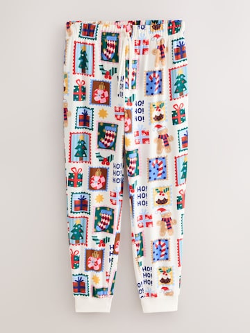 Pigiama lungo 'Family Christmas' di Next in beige