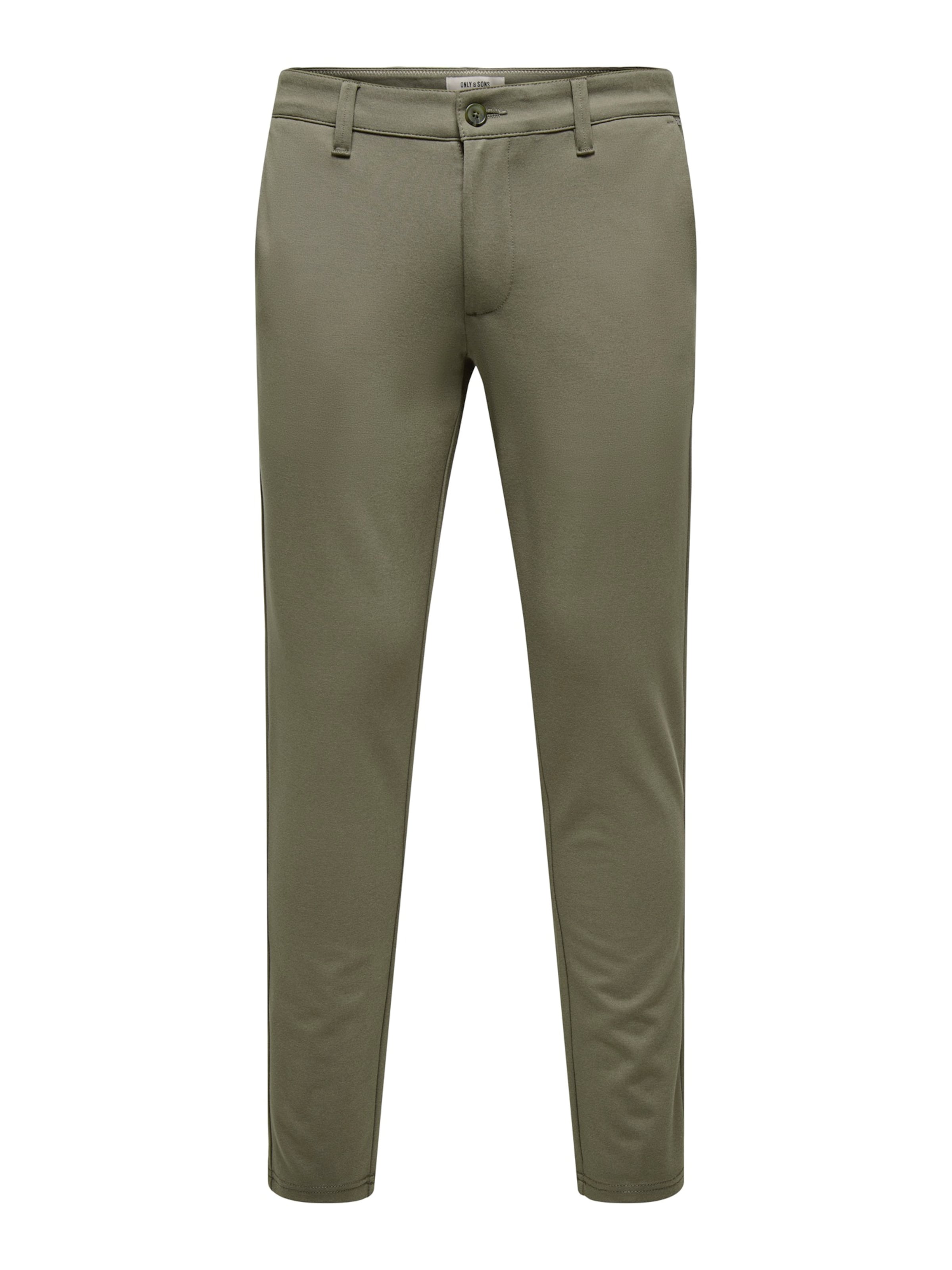 Only & Sons Pantalon chino 'ONSMark' en olive, Vue avec produit
