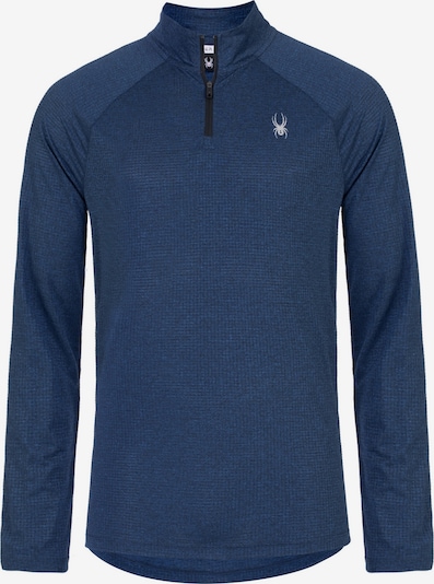 Sportinio tipo megztinis iš Spyder, spalva – tamsiai mėlyna / balta, Prekių apžvalga