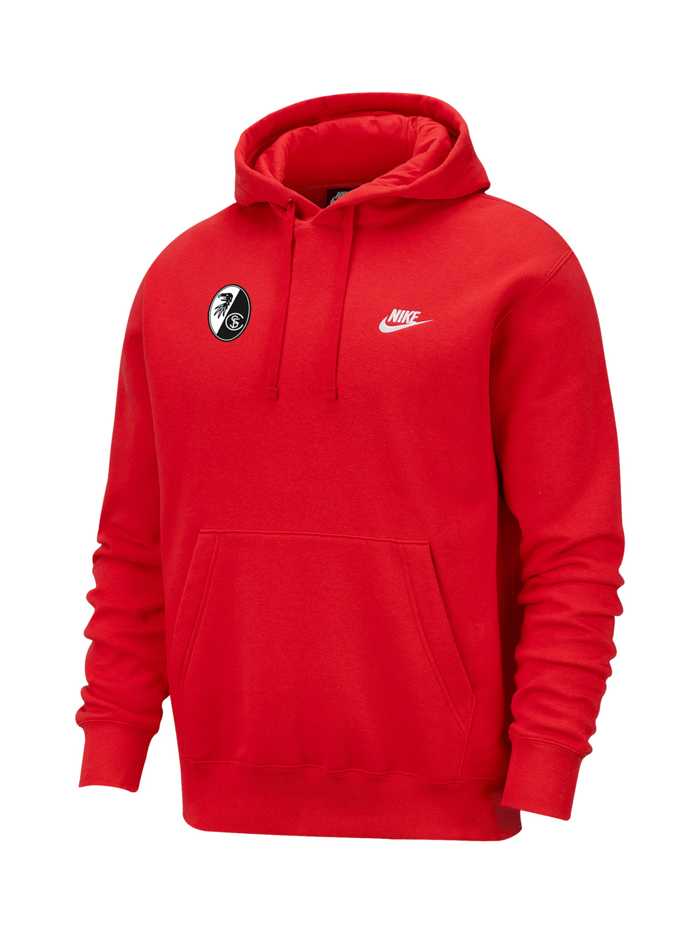 NIKE Sportsweatshirt 'SC Freiburg' in rot / schwarz / weiß, Produktansicht