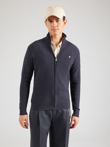 JACK & JONES Kardigán 'JPRBLUREX' - kék: elől