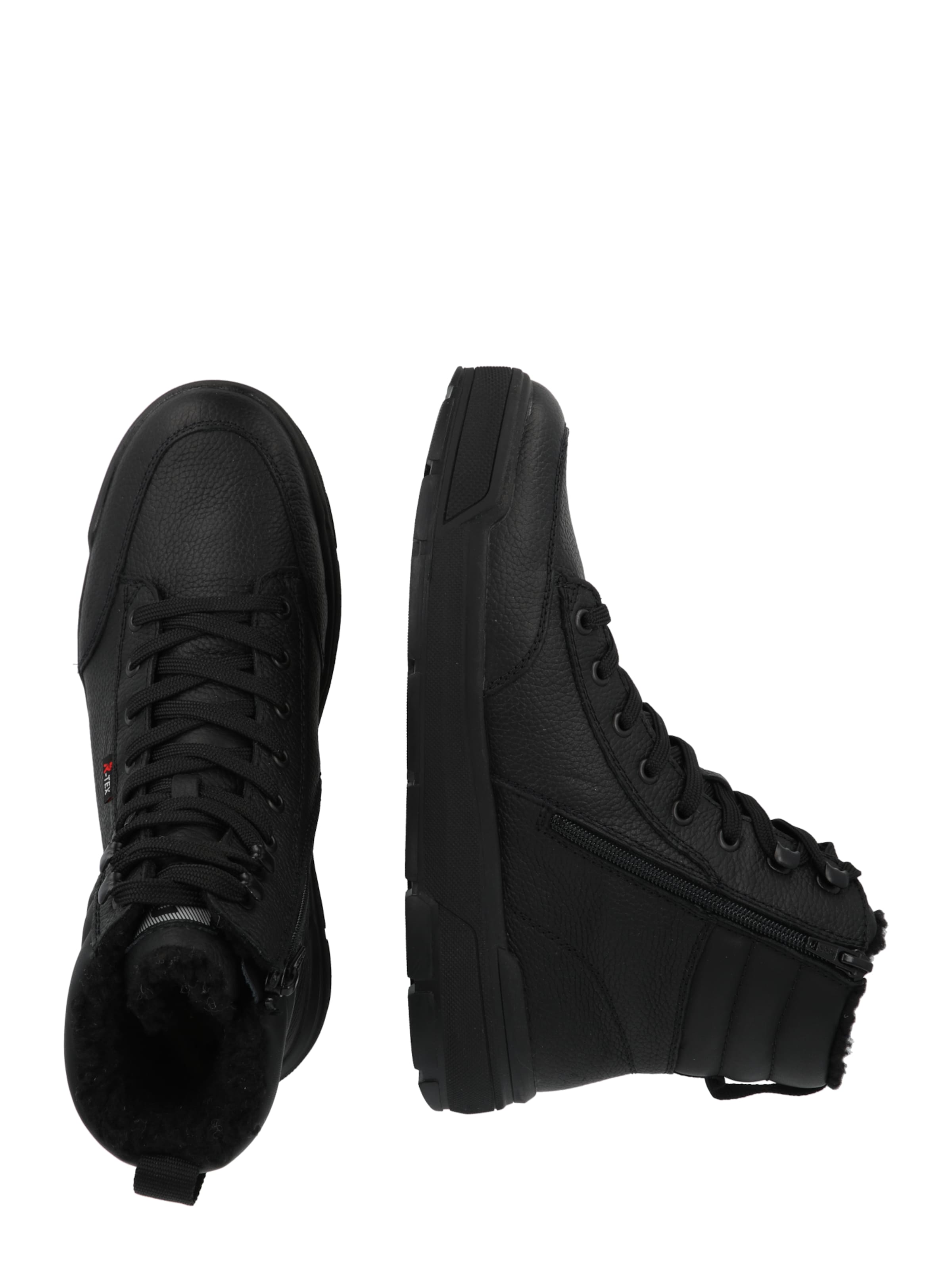 Bottines à lacets Rieker en noir