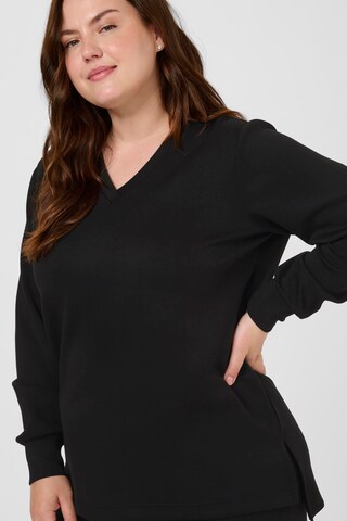 KAFFE CURVE Trui 'KCannita' in Zwart