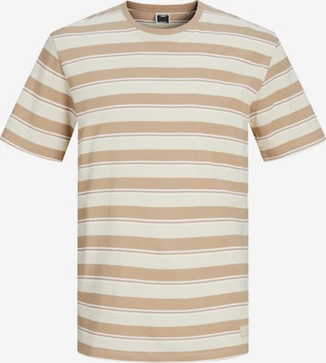 JACK & JONES Shirt 'HUNTER' in Beige: front