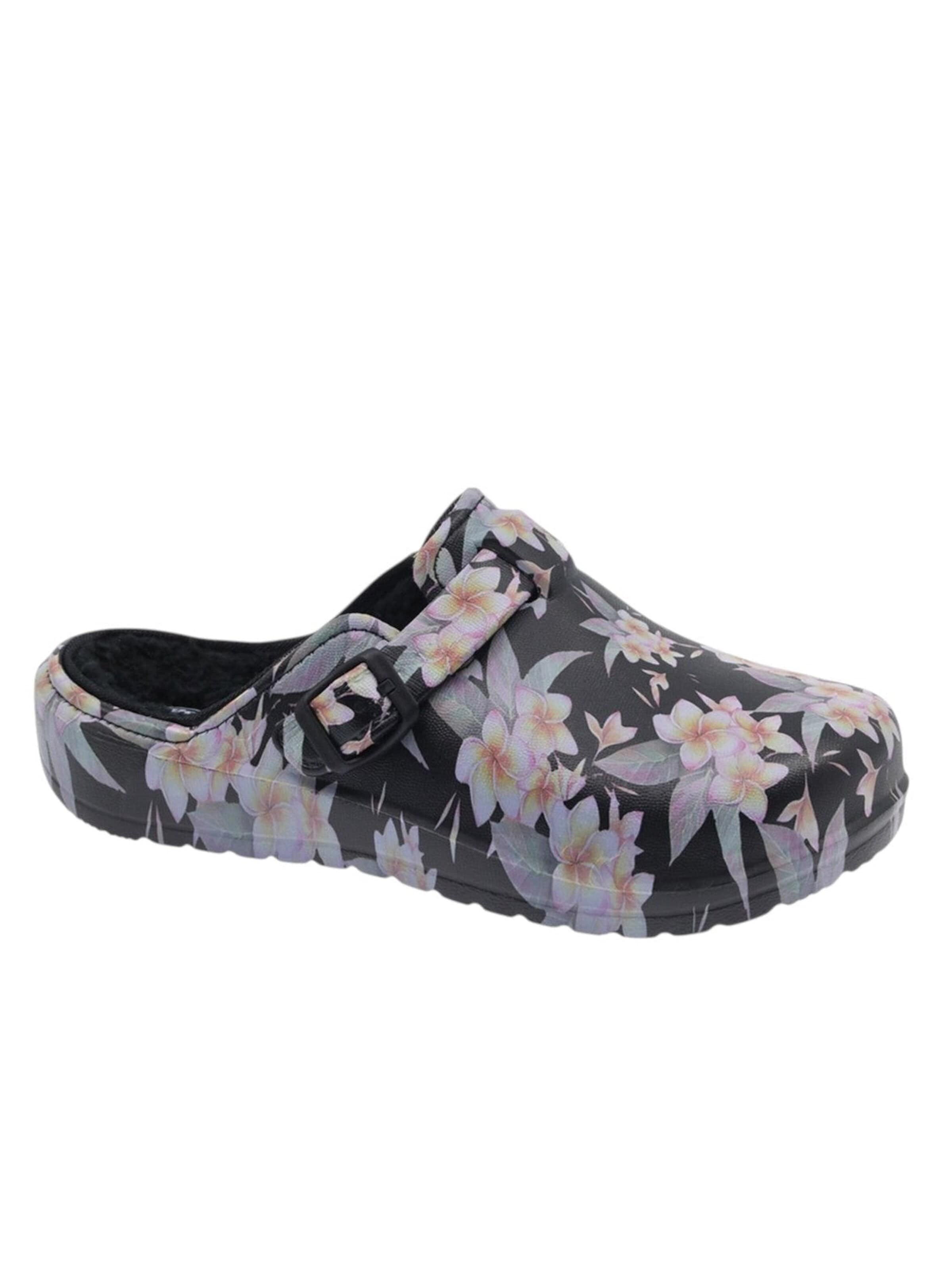 Beppi Clogs 'Eva' in Zwart: voorkant