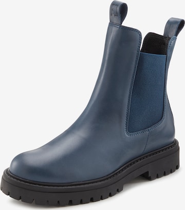 Boots chelsea di Elbsand in blu: frontale