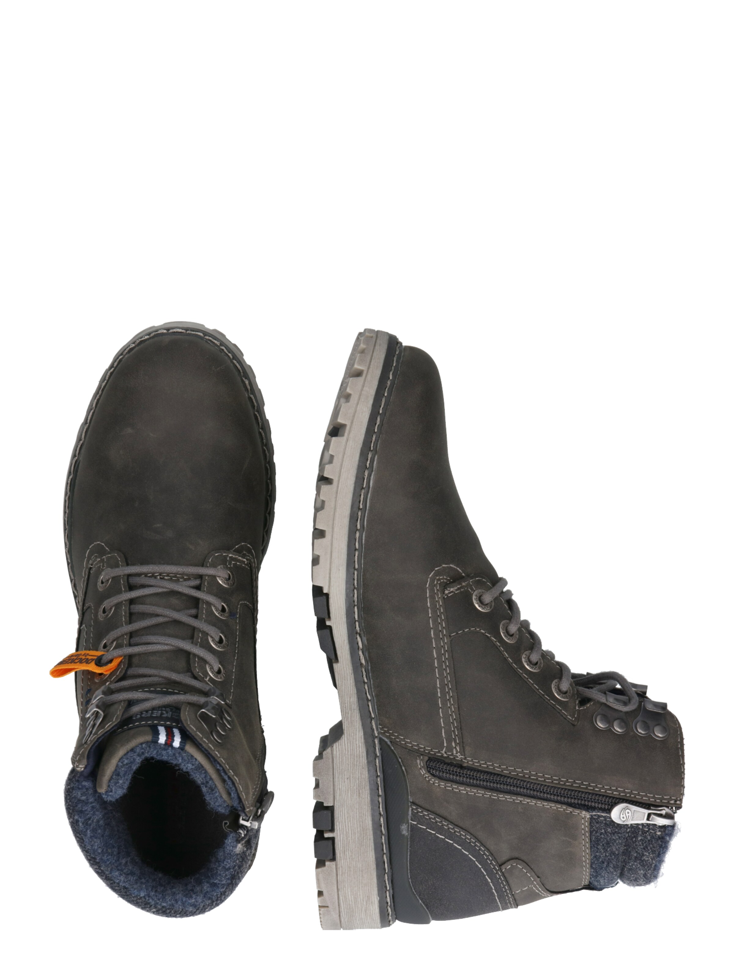 Dockers by Gerli - Botas com atacadores em cinzento