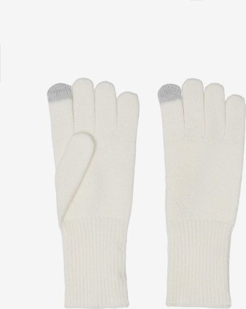 ONLY Γάντια με δάχτυλα 'Astrid' σε λευκό: μπροστά